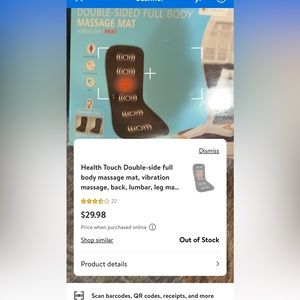 Full Body Massage Mat with vibration and heat